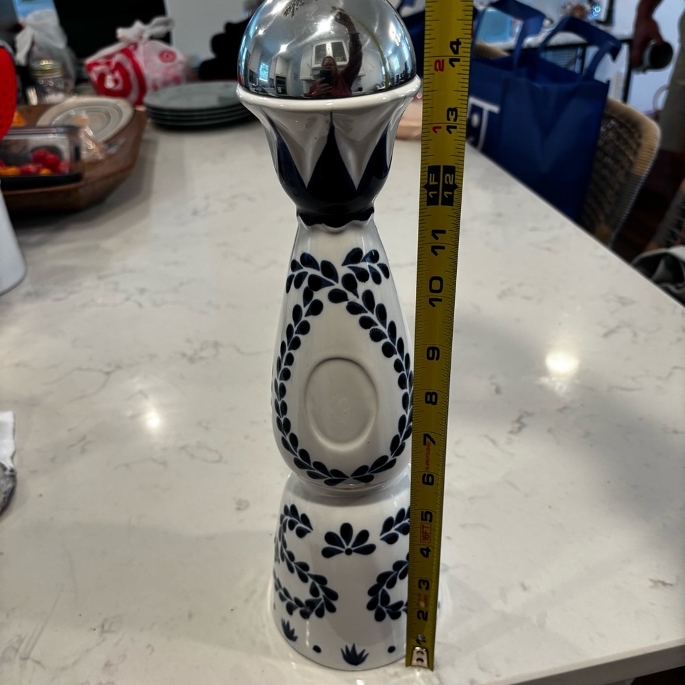 Clase Azul Reposado Empty Tequila Bottle 750ml Hand Painted  Decanter